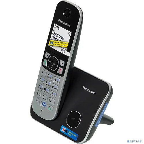 Panasonic KX-TG6811RUB (черный) {Беспроводной DECT,40 мелодий,телефонный справочник 120 зап.}