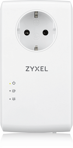 Адаптер/ ZYXEL PLA5456 AV2000 MIMO Pass thru Powerline Gigabit Ethernet Adaptor Twin
