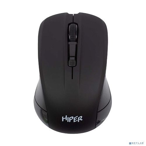 Мышь HIPER беспроводная HOMW-101-BT {1600dpi, черный, 4кнп}