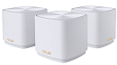роутер ASUS XD5 (W-3-PK) // AX3000 // 3 pack // 574 + 1201Mbps, 2,4 + 5 gGz, white