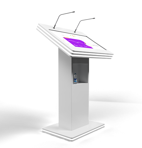 Интерактивная трибуна White Stripes (МДФ) 27" (27 дюймов)