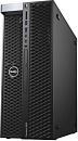 ПК Dell Precision T5820 MT Core i9 10900X (3.7) 16Gb 1Tb 7.2k SSD256Gb DVDRW Linux Ubuntu GbitEth 950W клавиатура мышь черный