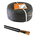 TDM SQ0118-0388 Провод ПВС 4х6 ГОСТ (100м), черный