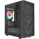 Powercase Mistral Micro EM21, Tempered Glass, 4x120mm FRGB fan, чёрный, mATX (CMMEM21B-L4)