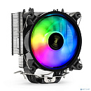 Exegate EX293667RUS Кулер ExeGate Dark Magic EXX400V2-PWM.RGB {Al+Cu, черное покрытие, 4 тепл.трубки, LGA775/1150/1151/1155/1156/1200/1700/AM2/AM2+/AM
