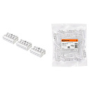 TDM SQ0510-0117 Клемма пружинная соединительная КСПн5-3L+N+PE, 16 A, с монтажной ножкой