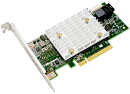 Microsemi Adaptec HBA 1100-4i (PCI Express 3.0 x8, LP, MD2), SAS-3 12G, 4port(int1*SFF8643), Каб.отдельно