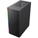 Корпус No Name Formula CL-3302B RGB черный , Midi-Tower, без БП,ATX 2xUSB2.0 1xUSB3.0 audio bott PSU