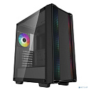Корпус Deepcool CC560 ARGB V2 без БП, боковое окно (закаленное стекло), 3x120мм ARGB LED вентилятор спереди и 1x120мм ARGB LED вентилятор сзади, черны