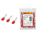 TDM SQ0521-0007 Наконечник штыревой втулочный изолированный (двойной) НШвИ (2) 1,5х12 (100 шт)