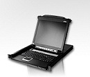 КВМ консоль ATEN 17" 16-Port PS/2-USB VGA Single Rail LCD KVM Switch