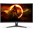 31,5" AOC CQ32G2SE Curved 2560x1440 165Гц VA WLED 16:9 4ms 2*HDMI DP 3000:1 80M:1 178/178 250cd 2*Speakers5W Tilt Black/Red