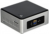 Неттоп IRU NUC 111 Cel N3050 (1.6)/4Gb/500Gb 5.4k/HDG/CR/Free DOS/GbitEth/WiFi/BT/65W/черный/серебристый