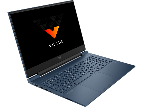 HP Victus 16-e1010ci R7-6800H 3.2GHz, 16.1" FHD (1920x1080) IPS,16Gb DDR5 (2x8GB),512Gb SSD, NV RTX 3050 4Gb,70Wh,2,4kg,1y,Blue,DOS,KB Eng/Rus