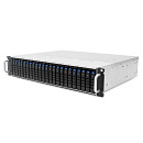 Корпус AIC XJ1-20246-02 2U 24x 2.5" hot-swap bays, hot-swap JBOD with dual SAS 12G expander controller, dual BMC, tool-less HDD tray, 550W 1+1 hot-swa