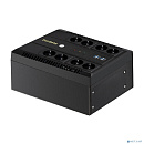 Exegate EX295011RUS ИБП ExeGate NEO NNB-650.LED.AVR.8SH.CH <650VA/390W, LED, AVR, 8*Schuko, 4*USB-порта для зарядки, Black>