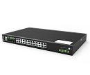 Управляемый коммутатор L2+ в стойку 19" c 4 слотами 1/10GBase-X SFP+, 24 портами 10/100/1000Base-T(X) (разъем RJ45), один вход питания 100-240В пере