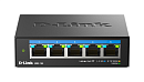 коммутатор D-Link Коммутатор, 5x2.5GBase-T, корпус металл