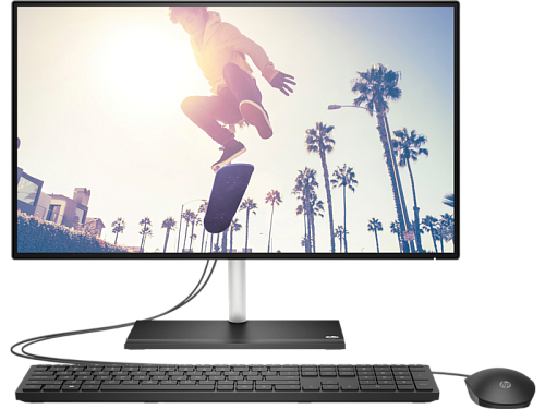 HP 24-ck0137ci NT 23.8" FHD(1920x1080) Pentium J5040, 8GB DDR4 2400 (1x8GB), SSD 256Gb, Intel Internal Graphics, noDVD, Rus/Eng kbd&mouse wired, HD We