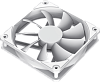 Кулер для корпуса ПК/ Gamemax GMX-WFBK-Full White, 12CM white fan, white blade, 3pin+4Pin connector