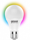 Умная лампа Gauss IoT Smart Home E27 10Вт 1055lm Wi-Fi (упак.:1шт) (1180112)