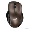 Мышь беспроводная Genius Ergo 8200S Chocolate. Полноразмерная, эргономичная, бесшумная, 5 кнопок. DPI 1200. Сенсор Blue Eye. Частота 2.4 GHz. Цвет - к