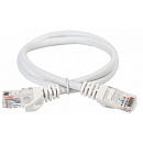 ITK PC08-C5EU-05M-G Шнур коммутационный кат.5Е UTP 0,5м белый GENERICA