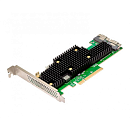 контроллер Broadcom Controller 9600-16i SGL (05-50111-00) (PCIe 4.0 x8 LP) Tri-Mode SAS/SATA/NVMe 24G HBA, 16port(2*int SFF8654), 4016 IOC, 1 year