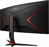 Монитор AOC 34" Gaming CU34G2X черный/красный VA LED 1ms 21:9 HDMI матовая HAS 300cd 178гр/178гр 3440x1440 144Hz FreeSync Premium DP FHD USB 8.1кг
