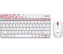 Клавиатура+мышь Logitech Wireless Desktop MK240 (Keybord&mouse), USB, White, Rus/Eng, [920-008212]