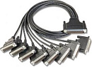 Разветвительный кабель для 8-портовых плат ISA, PCI, Universal PCI, разъем DB25 "папа"