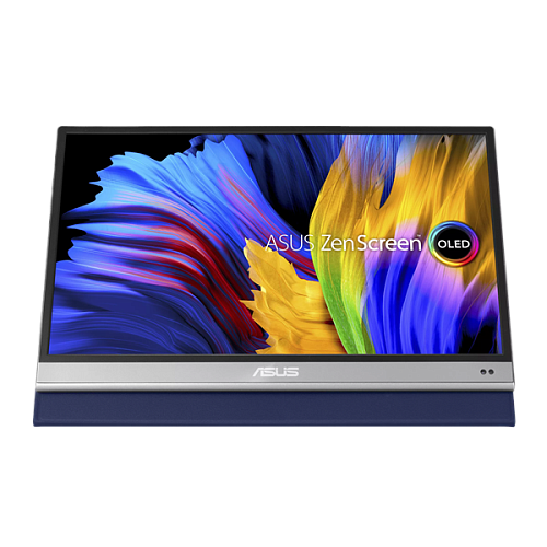 Монитор ASUS 13.3" MQ13AH OLED USB-Portable Monitor, 1920x1080, 5ms, 250cd/m2, 1000:1, 178°/178°, Mini-HDMI, USB Type-C, HDR10, 60Hz, Pivot Auto-Rotat