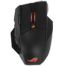Мышь ASUS ROG SPATHA X, 168g, Wired (Type-C)+2.4GHz RF, 19K DPI Sensor, 12 Programable buttons, Black