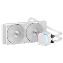 Система водяного охлаждения Ocypus Iota L24 WH, 240mm, Display Pump, 2x120mm FDB fans, LGA115X/1200/1700/18XX, AM4/AM5
