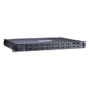16-портовый преобразователь RS-232/422/485 (разъем ST) в Ethernet cо встроенным Ethernet-коммутатором (2 порта 10/100BaseT(X) - RJ45, 2 порта 100BaseF