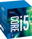 Боксовый процессор APU LGA1151-v1 Intel Core i5-7400 (Kaby Lake, 4C/4T, 3/3.5GHz, 6MB, 65W, HD Graphics 630) BOX, Cooler