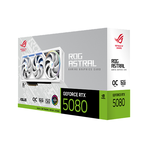 Видеокарта ASUS ROG-ASTRAL-RTX5080-O16G-WHITE