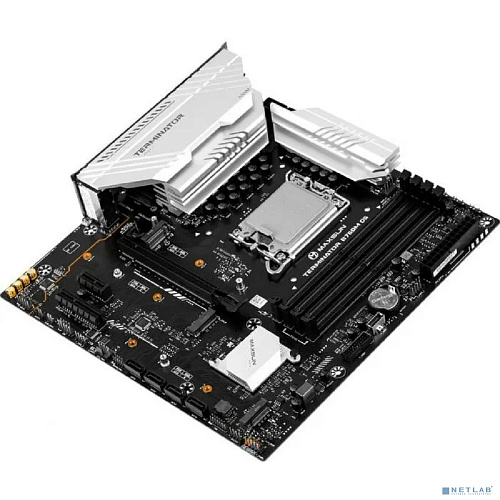 MAXSUN MS-Terminator B760M D5 (Socket 1700, mATX, 4*DDR5, DP/HDMI, 4*SATA3, 3*M.2, 1xPCI-E x16 /1xPCI-E x4, 6*USB 2.0, 2*USB 3.2 Gen1, LAN 1*2.5G, RT
