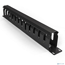 Exegate EX292871RUS Exegate EX292871RUS Кабельный органайзер ExeGate CM19-1U-12M-CV (горизонтальный 19" 1U, металлический, 2 окна в основании профиля,