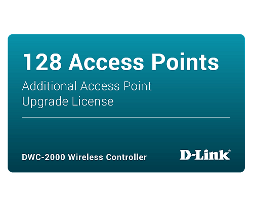 Электронный ключ для активации ПО/ DWC-2000-AP128 License for supporting 128 additional APs on DWC-2000