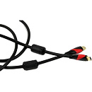 Кабель интерфейсный HDMI-HDMI VCOM CG525-R-1.8 19M/M ver. 2.0 black red, 1.8m