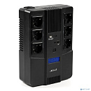 ИБП Бастион SKAT-UPS 800-AID-IN-1x9 {Line-interactive, 800/480Вт, LCD-дисплей, USB/ RJ-45, АКБ 1х 9Ач, сверху ЕВРО 3+3, МПТ} (8935)