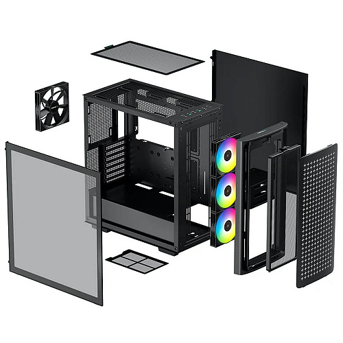 Корпус Deepcool CK560 Mid-Tower, black, TG (R-CK560-BKAAE4-G-1) (714842)