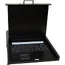 Коммутатор D-LINK КВМ переключатель/ DKVM-IP16LCD 16-port KVM over IP Switch, 1x100Base-TX, VGA+USB ports, 19" LCD