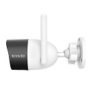 TENDA CT6 Уличная цилиндрическая полноцветная Wi-Fi видеокамера 2K, объектив 4мм, ИК ночного видения 30м, IP66