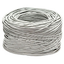 Cabeus UTP-4P-Cat.5e-SOLID-LSZH-GY Кабель витая пара UTP (U/UTP), категория 5e, 4 пары (24 AWG), одножильный, серый, LSZH, нг(А)-HF