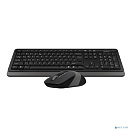 Комплект кл-ра+мышь беспров. A4Tech Fstyler FG1010S black/grey USB (FG1010S GREY)