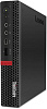 ПК Lenovo ThinkCentre Tiny M720q slim i5 9400T (1.8) 4Gb SSD128Gb/UHDG 630 noOS GbitEth WiFi BT 65W клавиатура мышь черный