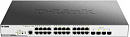 Коммутатор D-Link DGS-3000-28XMP/B1A 24x1Гбит/с 4SFP+ 24PoE+ 370W управляемый