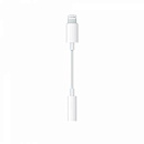 Переходник Apple MMX62ZM/A Jack 3.5 (f)-Lightning (m) белый